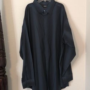 Long sleeve big and tall button down shirt